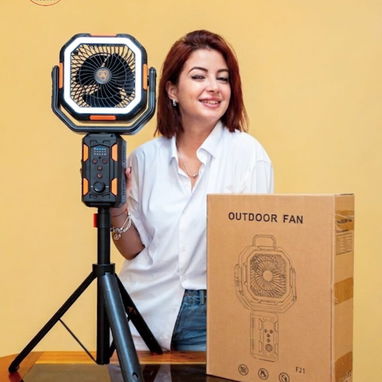 Ventilador recargable de 30000 con tripole - Img 123256778
