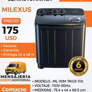 Lavadora Semiautomática Milexus de 7 kg. 6 MESES de garantía. - Img 58004048