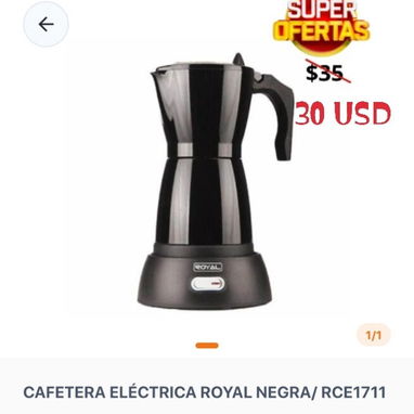 Cafetera eléctrica e italiana - Img 123836197