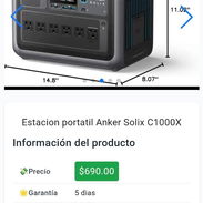 Estación portátil Anker solix C1000x - Img 55761246