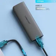 Caja para Disco M.2 Nvme Estuche Para Disco Duro Ssd Con Velocidad De Transferencia Usb 3.1 Gen 2 De 10 Gbps - Img 50195200