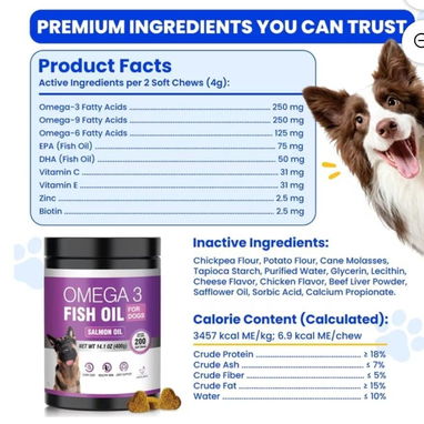 Omega 3 FISH OIL- Suplemento para Perro - 2/2