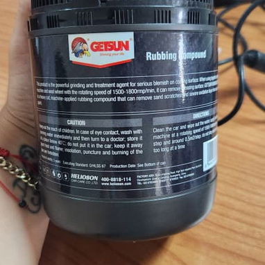 RUBBING COMPOUND GETSUN – CORTE PESADO! - 3/3