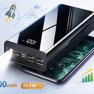 Power bank de 66800 mAh 4 puertos carga rápida+ linterna - Img 55782989