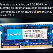 Memoria Ram de 8 GB DDR3 de Laptop y PC Mi WhatsApp es 👉 56698423👈 - Img 45770013