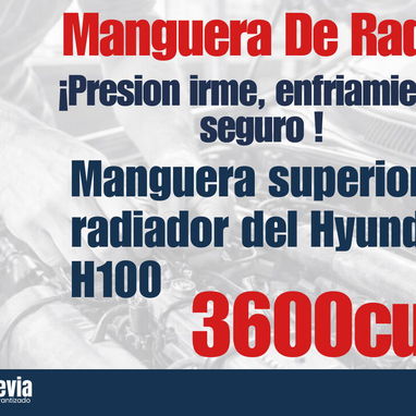 PIEZAS DE HYUNDAI H100: TENSOR DE LA CORREA, MANGUERA SUPERIOR DEL RADIADOR, SOPORTE DEL MOTOR - Img 123395191