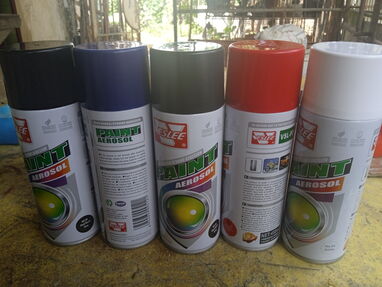 Pintura spray premium celladas colores plateados y fosforescente - Img main-image