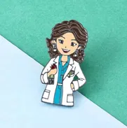 Broches con tematicas de medicina , justicia etc - Img 49204598