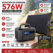 ESTACION DE ENERGIA 576 WH + PANEL SOLAR (lh) - Img 57125512