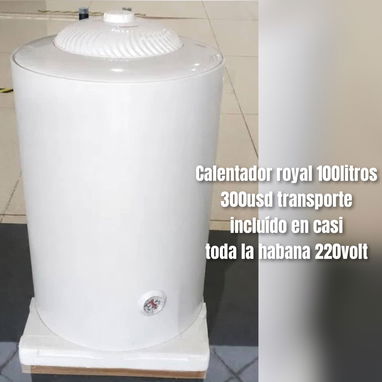 Calentador de gas Primo 60L $400 y eléctrico marca Royal de 100L $300 - 2/2