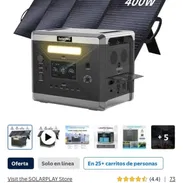 Estacion de energia 2400w pico 4800w con panel 400w - Img 56610970