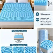 Topper de espuma con gel refrescante 4 cm (Talla: Full 135 × 190 cm.Full) US$60.00 - Img 58310458
