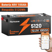 Batería 48V 100Ah 5.12kWh LifePo4 (Inteligente) Humsienk Gen2 💵 1080 - Img 58053043