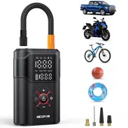 Inflador/Compresor Portátil NEXPOW 150 PSI Recargable para Auto, Moto, Bicicleta y Pelotas con Pantalla Dual - Img 56676993