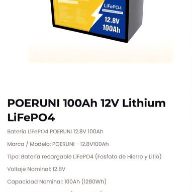 Inversor Sumry 4000W 110V y baterias de litio por separado y tambien pueden hacer su combo. Aprovechen! - 4/4