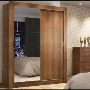 Closet de 2 puertas con espejo y gavetas importados nuevos en cajs - 2/4