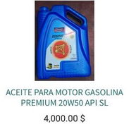 ACEITE DE MOTOR - Img 54545645