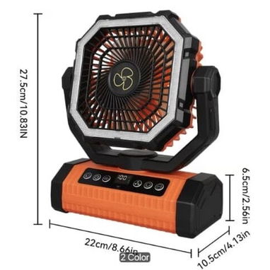 Ventilador recargable X13 ( 20,000 mha ) - tiempo de duración de la batería 👆 - Img 126736399