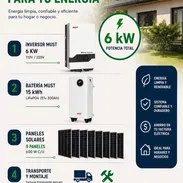 ☀️🔋 KIT FOTOVOLTAICO MUST 6 KW 🔋☀️ ✅ Inversor Híbrido MUST 6 KW (110V / 220V) - Img 55947628