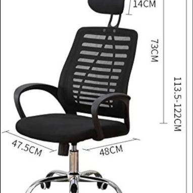 SILLA DE ESCRITORIO / ERGONOMICA / CON REPOSACABEZAS / RESPALDO DE MALLA / ASIENTO ACOLCHONADO / - Img 98857796