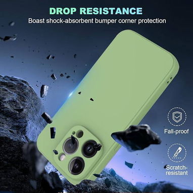 Disponible: Funda de TPU iPhone 15 Pro color verde menta | videojuegoshabana.com - Img 127049684