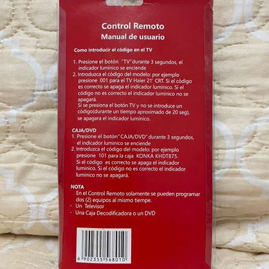 Control remoto universal para TV - Img 125494709