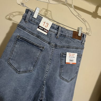 Pantalones de mezclilla para mujer , tela elastizada y gruesa - Img 125387350