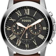 Reloj FOSSIL plataforma GRANT MOD. FS4813 Cronógrafo Caja 44mm CUARZO JAPONÉS Manillas cuero auténtico color marrón - Img 53296343