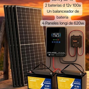 Combos de paneles, ecoflow, cable y baterías - 3/10