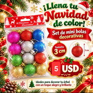 Bolas navideñas (Esferas para arbolito de navidad). Tenemos otros modelos y artículos para la Navidad - Img 57384780