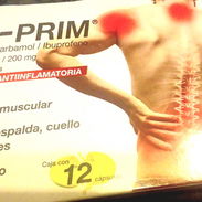 Ml-prim, Metocarbamol 375mg/ibuprofeno 200mg -- 4 usd o al cambio actual. - Img 51702952