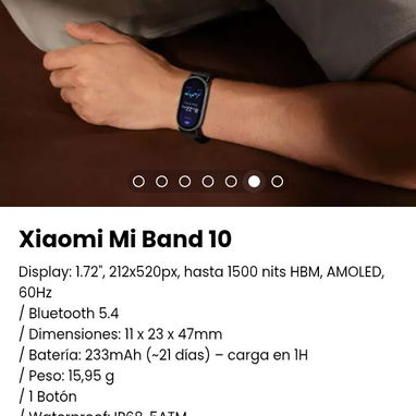 Xiaomi Mi Band 10. Nueva con garantía - Img 102658462