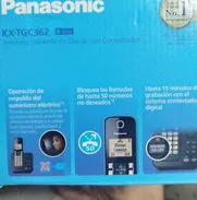 Teléfono inalámbrico Panasonic 2 bases con contestadora - Img 47199760
