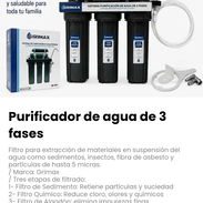 Purificador de agua de 3 fases. Marca: Grimax. Tres etapas de filtrado - Img 57372316