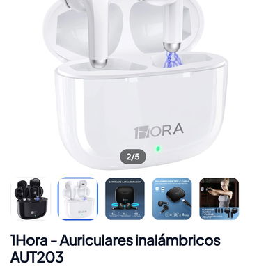 🎧 ¡Audífonos Auriculares Inalámbricos Bluetooth 1Hora! 🎶🌐 Varios modelos - Img 125931459