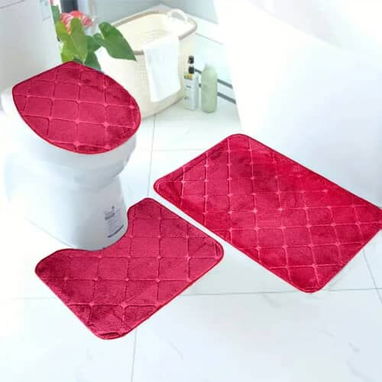 Alfombras de 3 piezas para baño - Img 117296555