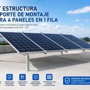 Bases para 4 paneles solares - Img 56382013