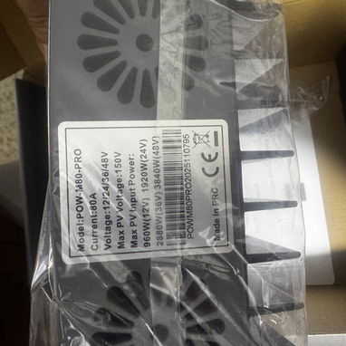 Controlador solar Powmr de 80 amp de 12 v asta 48 V en baterias 200 us - Img 124212573