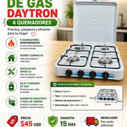📦 Cocina de Gas Daytron – 4 Quemadores 🔥 🏠 - Img 56541821