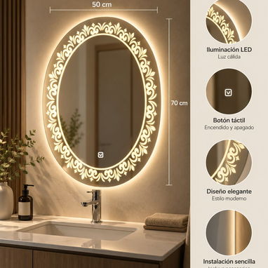 Espejo LED decorativo - 2/3