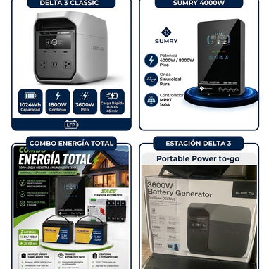 ​🔋 ESTACIONES DE ENERGÍA PORTÁTILES - 2/2