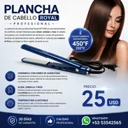 (450°F/232°C) PLANCHA DE CABELLO ROYAL - Img 54678881