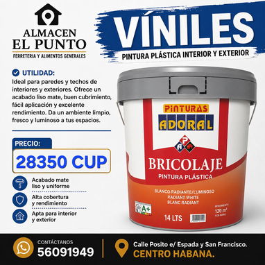 Pintura VINIL  plástica BLANCO, MARFIL Y GRIS - 2/2