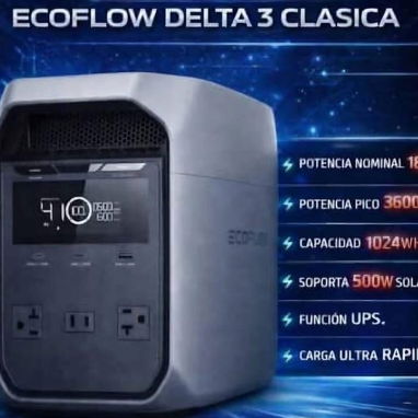 🔸ECOFLOW.⚡Estaciones (Generadores) de Energía.🔋Paneles Solares. ☎️ 55173152 ☎️.  🚖 Domicilio gratis hasta su hogar 🚖 - Img 116207571