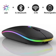 5000$##^%^#^ MOUSE INALÁMBRICO Recargable BLUETHOO Y USB RETROILUMINADO 💯👌📞58381149 karla - Img 52885402