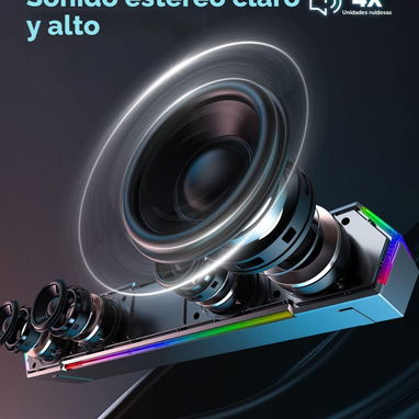 Barra de sonido para pc y laptop - 3/5