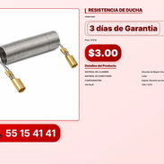 RESISTENCIA DE DUCHA VPT-0244 - Img 56216408