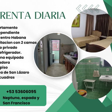 Renta x día de apartamento y habitaciones - Img 105525335