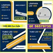 LAMPARAS y TUBOS LED...Tlf 56579735.../(USD-MN-Eur-Zelle)/ Recogida en Marianao...Tpte (Costo Adicional) - Img 54022289