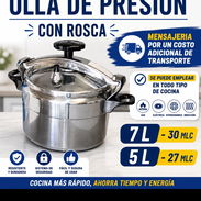 OLLA DE PRESIÓN 5 L CON ROSCA PARA INDUCCIÓN Y OTRAS COCINAS - Img 55802653